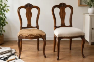 Cómo tapizar una silla antigua sin borrar su historia