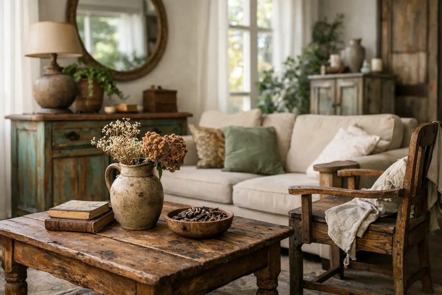 Muebles recuperados para decorar casa con alma
