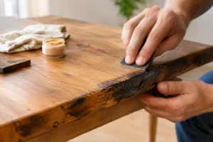 Cómo reparar madera quemada sin borrar su historia